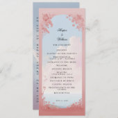 Programme de mariage Fairytale (Devant / Derrière)