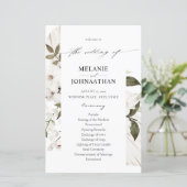 Programme de mariage floral bohème blanc budget ME (Debout devant)