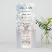 Programme de mariage floral de la Pêche blanche (Debout devant)