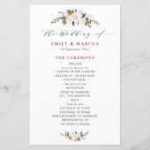 programme de mariage floral magnolia en Bourgogne (Devant)