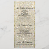 Programme de mariage - Gold Glit Fab (Dos)