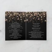 Programme de mariage Gold Midnight Glam (Intérieur)