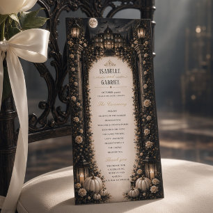 Programme de mariage gothique lunaire céleste de l