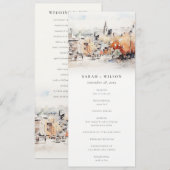 Programme de mariage Greenville Caroline du Sud Sc (Devant / Derrière)