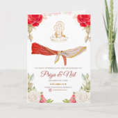 Programme de mariage hindou et programme de mariag (Devant)