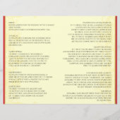 Programme de mariage hindou indien Ganesha (Dos)