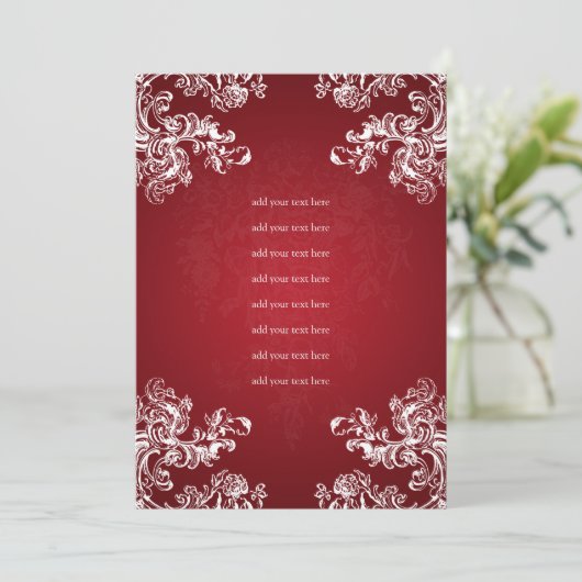 Programme de mariage Insérer des tourbillons Vinta (Debout devant)