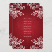 Programme de mariage Insérer des tourbillons Vinta (Devant / Derrière)