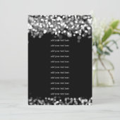 Programme de mariage Insert Lumières Argentées (Debout devant)