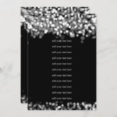 Programme de mariage Insert Lumières Argentées (Devant / Derrière)