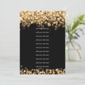 Programme de mariage Insert Lumières Dorées (Debout devant)