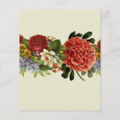 Programme de mariage, Itinéraire, BOHO Floral Retr (Dos)