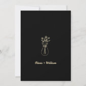 Programme de Mariage Jaune Beurre pour l'Ordre des (Dos)