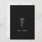 Programme de Mariage Jaune Beurre pour l'Ordre des (Dos)