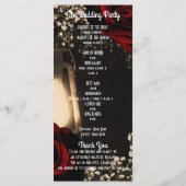 Programme de mariage Lanterne Rustique Glow et Ros (Dos)