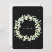 Programme de mariage Large Black Snowberry + Eucal (Dos)