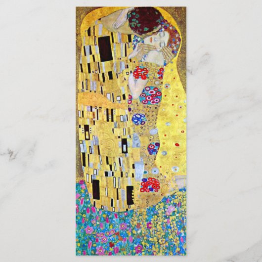 Programme de mariage ; Le baiser de Gustav Klimt (Dos)