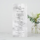 Programme de mariage long et noir et blanc abordab (Debout devant)