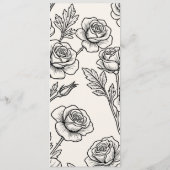 Programme de mariage luxe New York Rose avec descr (Dos)