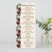 Programme de mariage luxe New York Rose avec descr (Debout devant)