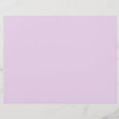 Programme de mariage Magenta Flourish Tri-fold Mod (Dos)