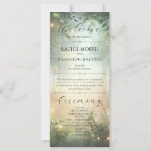 Programme de mariage Magie de la prairie de la for (Devant)