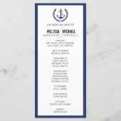 Programme de mariage Marine Perfect Chevron/Zig Za (Dos)