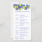 Programme de Mariage Méditerranéen-Citrons- (Dos)