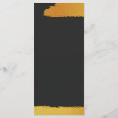 Programme de Mariage Midnight Gold (Dos)