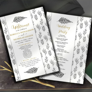 Programme de mariage minimal de script de texte