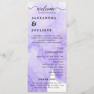 Programme De Mariage Minimal Moderne Ordre Des Évé