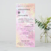 Programme De Mariage Minimal Moderne Ordre Des Évé (Debout devant)