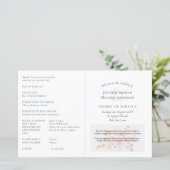 Programme de mariage Modèle Ordre de service (Debout devant)