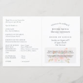 Programme de mariage Modèle Ordre de service (Devant)