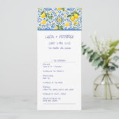 Programme de mariage moderne en carrelage méditerr (Debout devant)