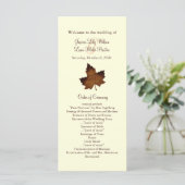 Programme de mariage monographique d'automne en ma (Debout devant)