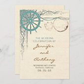 Programme de mariage nautique (Devant / Derrière)