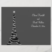 Programme de mariage nocturne à Paris (Devant)