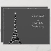 Programme de mariage nocturne à Paris (Devant / Derrière)