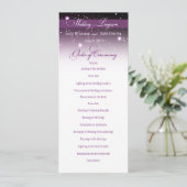 Programme de mariage nocturne enchanté (Debout devant)