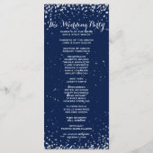 Programme de mariage | Nuit étoilée (Dos)