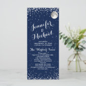 Programme de mariage | Nuit étoilée (Debout devant)