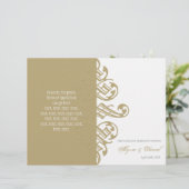 Programme de mariage officiel des ornements d'impr (Debout devant)