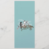Programme de mariage Oiseaux de l'Amour Vintage (Dos)