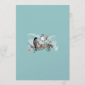 Programme de mariage Oiseaux de l'amour Vintage No (Dos)