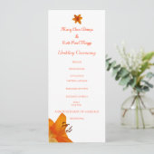 Programme de mariage Orange Asiatique Lily (Debout devant)