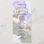 Programme de mariage Pansy Duo (Dos)