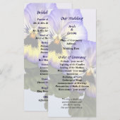 Programme de mariage Pansy Duo (Devant / Derrière)