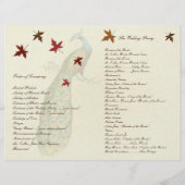 Programme de mariage Paon (Dos)