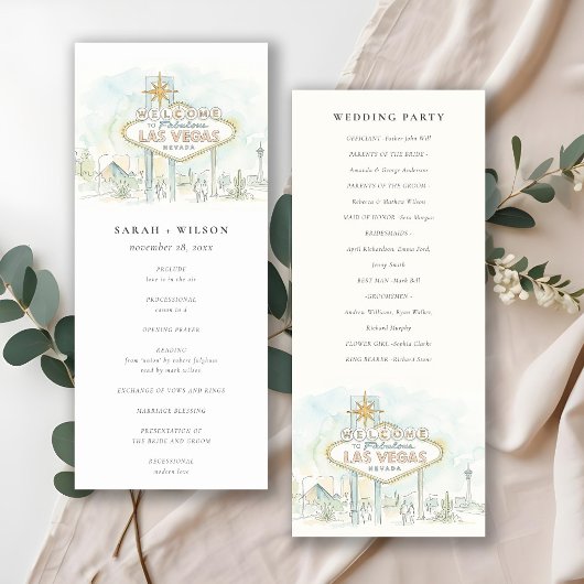 Programme de mariage paysage de Las Vegas Nevada